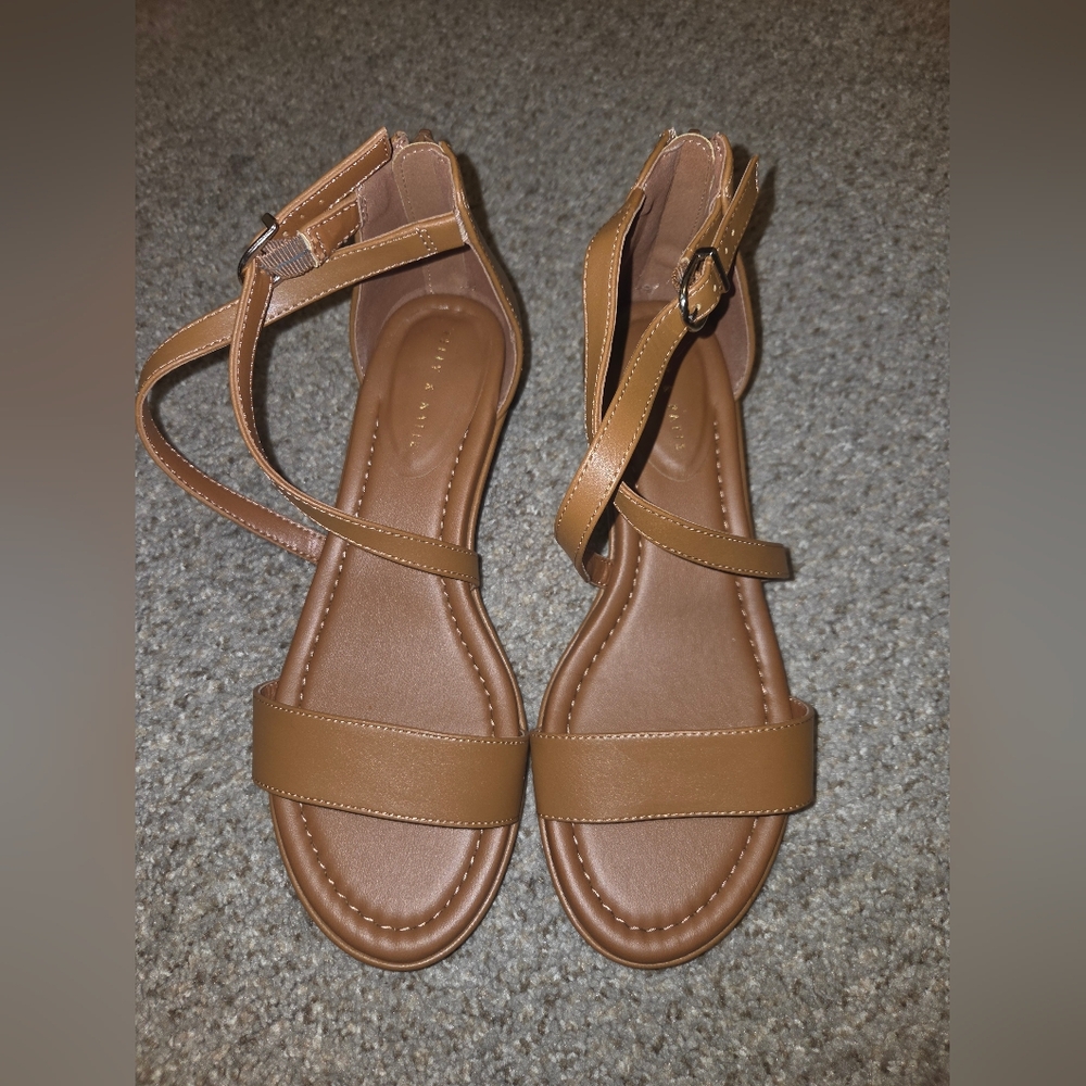Kelly And Katie Wedge Sandals Womens 9W WORN ONCE